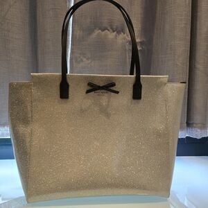 Kate Spade Silver Tote Bag
